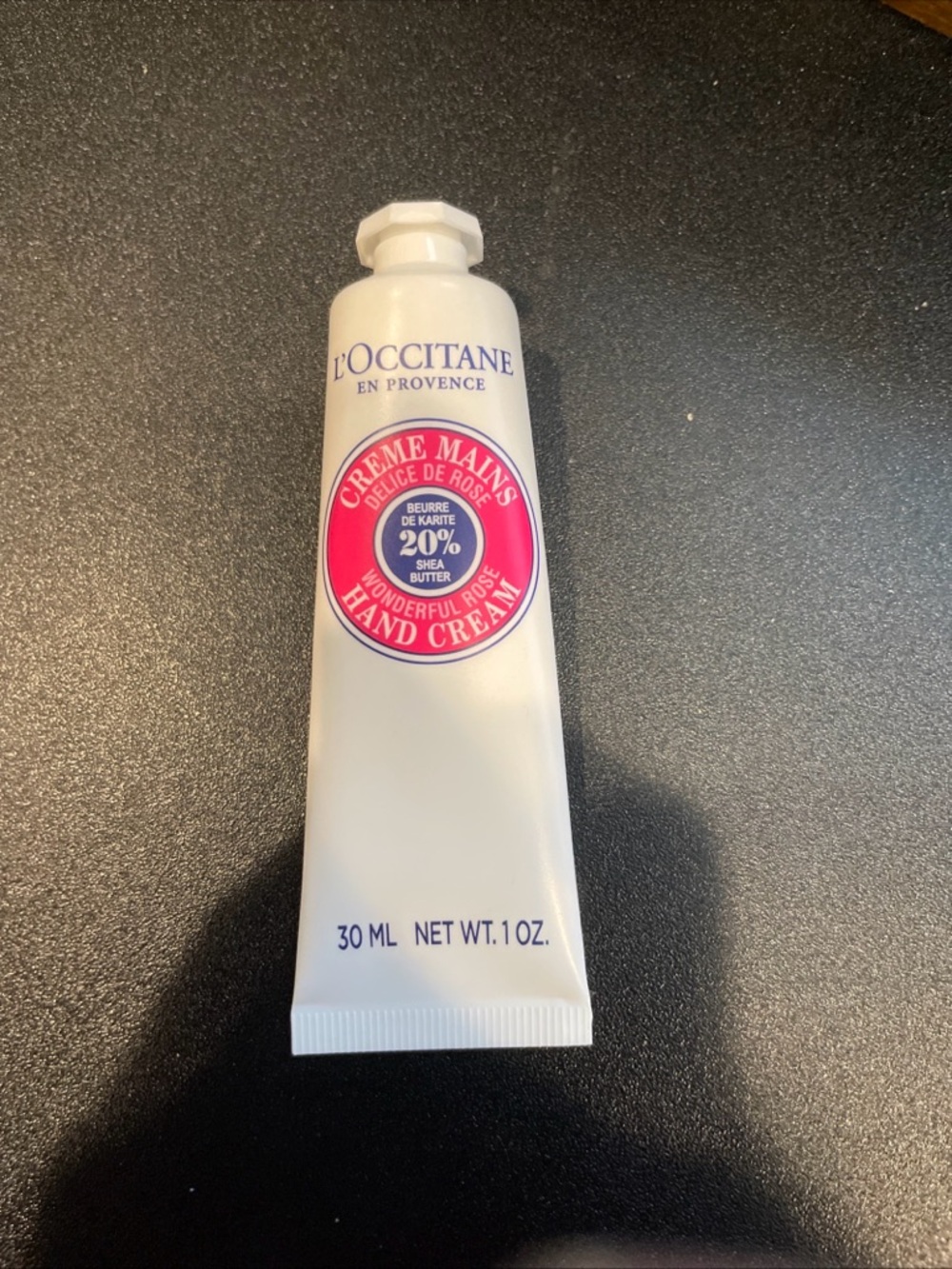 L'occitane en Provence Rose Hand Cream with Shea Butter 1: oz/ 30 ML New